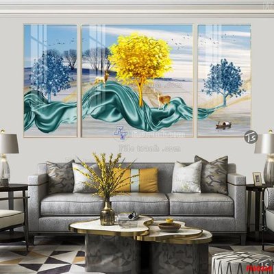 Tải file File tranh hiện đại pha lê gương FT60268 (gốc) làm file thiết kế