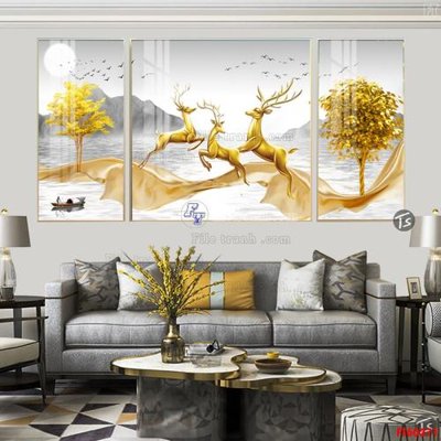 File tranh File tranh hiện đại pha lê gương FT60271 (ảnh gốc) sắc nét hoàn hảo