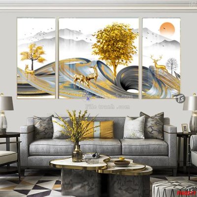 Tải file File tranh hiện đại pha lê gương FT60277 (gốc) chủ đề tôn giáo