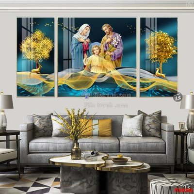 File tranh gốc File tranh hiện đại pha lê gương FT60306 (bản quyền) Filetranh.com