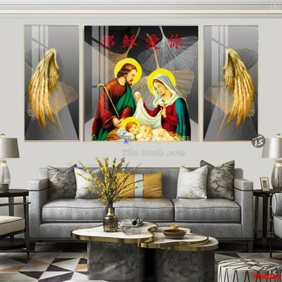 Chi tiết file gốc File tranh hiện đại pha lê gương FT60324 (cho in tráng gương)