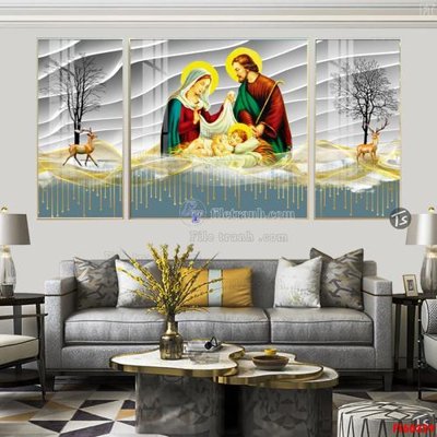 File gốc File tranh hiện đại pha lê gương FT60329 (dành cho trang trí nội thất)