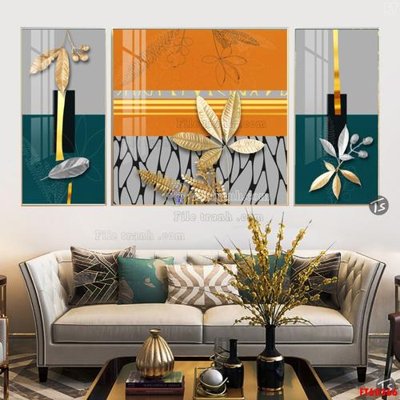 File in mica File tranh hiện đại pha lê gương FT60366 (bản gốc) siêu trong