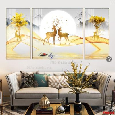 File tranh trang trí File tranh hiện đại pha lê gương FT60383 (tải file gốc)