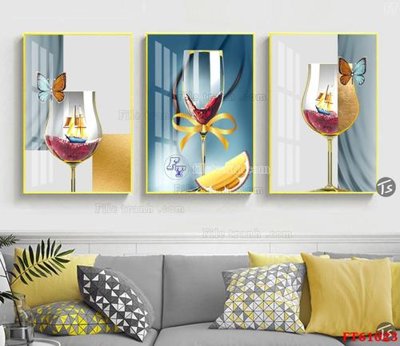 File PSD Tranh treo pha lê gương FT 61023 (bản gốc) dễ dàng edit