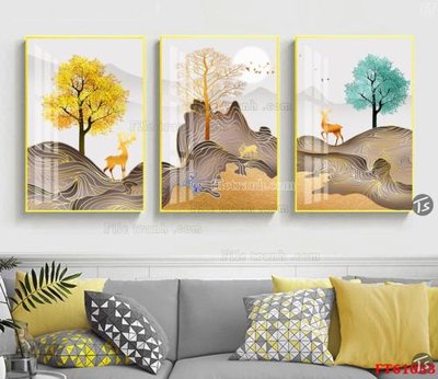 File gốc Tranh treo pha lê gương FT 61053 (bản quyền) cho in ấn