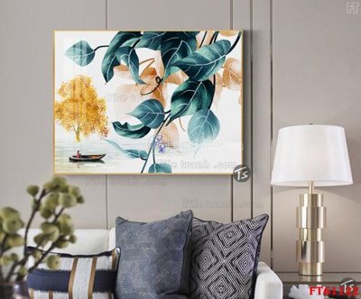 Tệp tin gốc Tranh treo pha lê gương FT 61122 (dùng cho in ấn) chuyên nghiệp