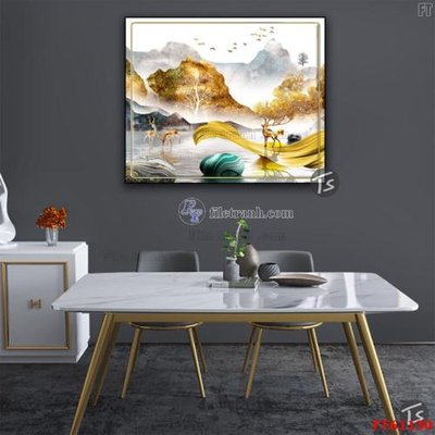 File gốc Tranh treo pha lê gương FT 61130 (ảnh chi tiết) để in trần