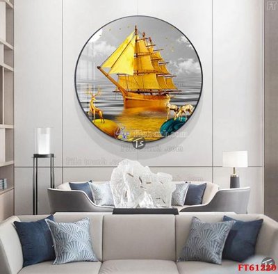 Download file tranh Tranh treo pha lê gương FT 61220 (file gốc PSD)