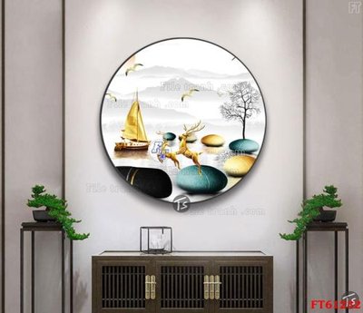 File PSD Tranh treo pha lê gương FT 61232 (bản gốc) chất lượng nhất