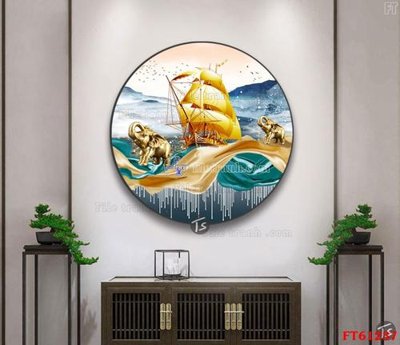 Download file Tranh treo pha lê gương FT 61237 (chuẩn in) chất lượng cao