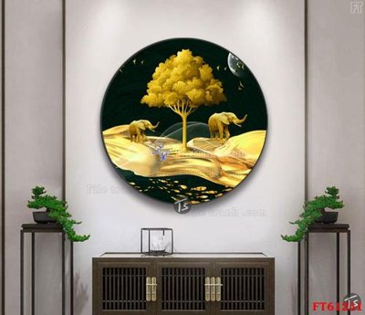 File ảnh Tranh treo pha lê gương FT 61251 (gốc) dùng in Pano