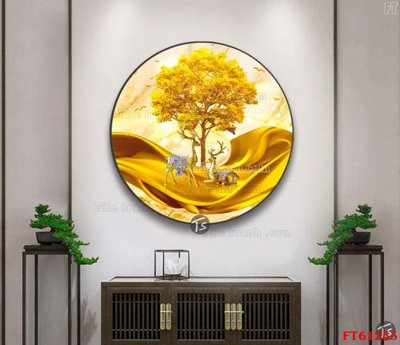 Tải về file gốc Tranh treo pha lê gương FT 61255 (dùng cho in quảng cáo)