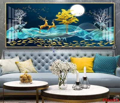 File gốc Tranh treo pha lê gương FT 61371 (dành cho quảng cáo)