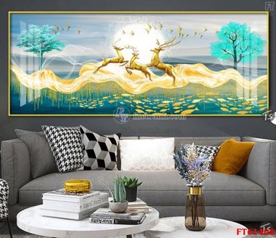 Hình ảnh file gốc Tranh treo pha lê gương FT 61408 (chất lượng cao)