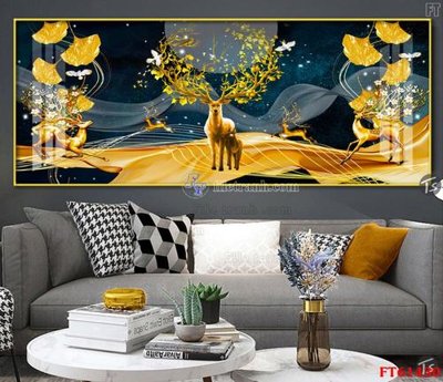 File tranh trang trí Tranh treo pha lê gương FT 61430 (tải file gốc)