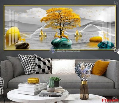 Tệp tin gốc Tranh treo pha lê gương FT 61449 (chất lượng) Tranh treo pha lê gương FT 61449