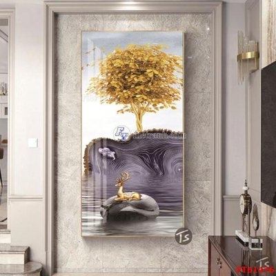 File tranh Tranh treo pha lê gương FT 61476 (gốc) chủ đề thành phố