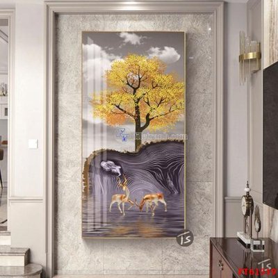 File PSD Tranh treo pha lê gương FT 61519 (gốc) cho in quảng cáo