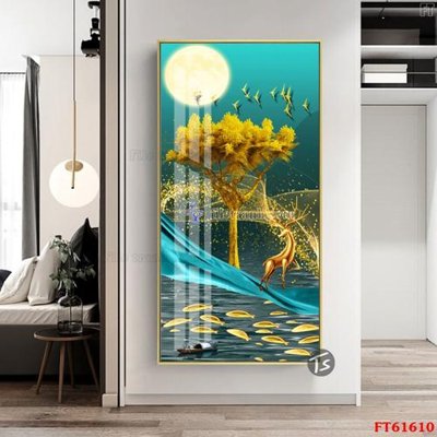 Tải file Tranh treo pha lê gương FT 61610 (gốc) in nhanh