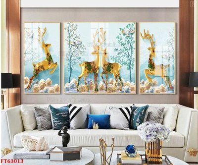 File gốc Tranh treo pha lê gương FT63013 (phong cách) tối giản