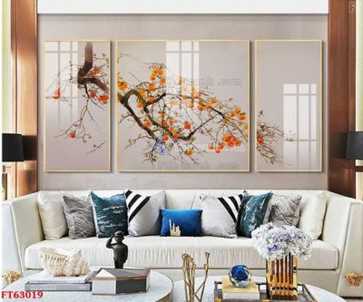 Cung cấp file tranh gốc Tranh treo pha lê gương FT63019 độc quyền