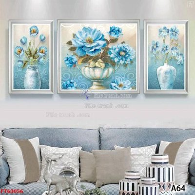 File ảnh Tranh treo pha lê gương FT63056 (gốc) in standee