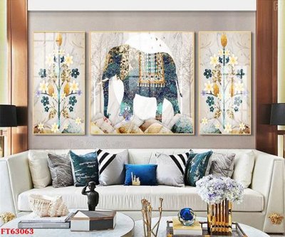 File tranh Tranh treo pha lê gương FT63063 (gốc) chủ đề trẻ em