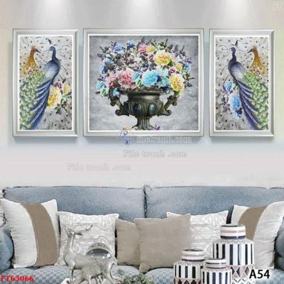 File tranh gốc Tranh treo pha lê gương FT63066 (bản quyền) Filetranh.com