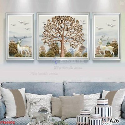 Tải file Tranh treo pha lê gương FT63072 (gốc) in nhanh