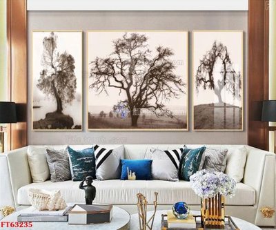 File tranh quảng cáo Tranh treo pha lê gương FT63235 (download file gốc)