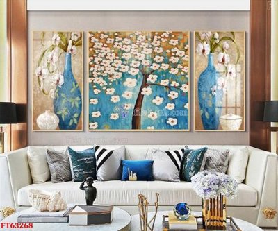 File gốc Tranh treo pha lê gương FT63268 (ảnh rõ nét) để in