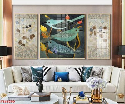 Tệp tin gốc Tranh treo pha lê gương FT63290 (dùng cho in ấn) chuyên nghiệp