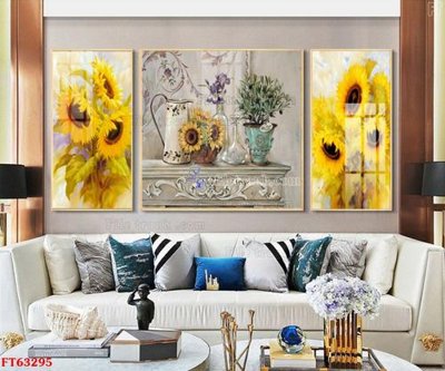 File gốc Tranh treo pha lê gương FT63295 (bản quyền) cho in ấn