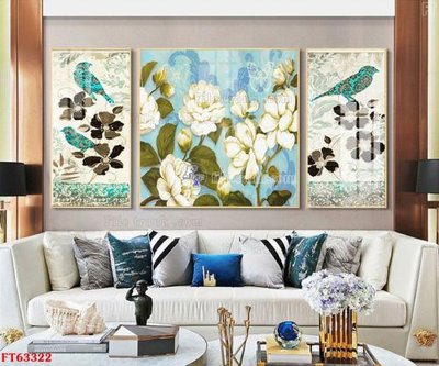 Tải file Tranh treo pha lê gương FT63322 (gốc) in tranh tráng gương