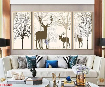 File PSD in ấn Tranh treo pha lê gương FT63326 (chất lượng cao)