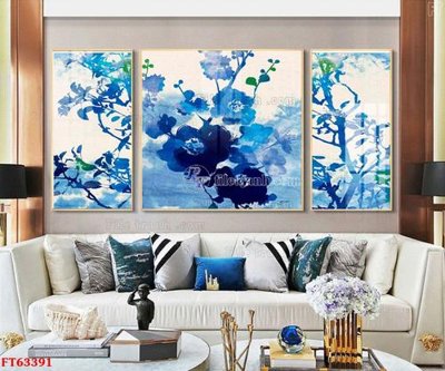 Ảnh gốc Tranh treo pha lê gương FT63391 (siêu chi tiết) để in ấn