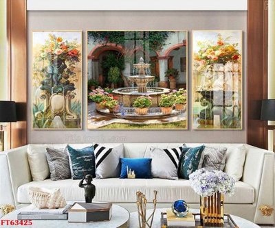 File ảnh Tranh treo pha lê gương FT63425 (gốc) in Hiflex