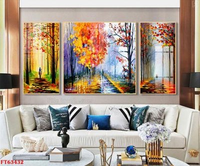 File gốc Tranh treo pha lê gương FT63432 (phiên bản chuẩn) để in ấn