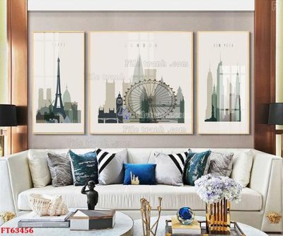 File tranh Tranh treo pha lê gương FT63456 (gốc) chủ đề trừu tượng