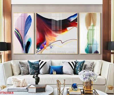 File tranh Tranh treo pha lê gương FT63464 (bản gốc) treo tường