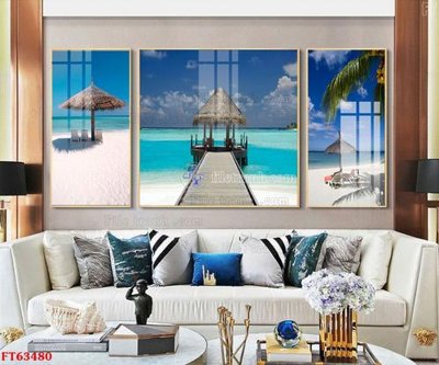 Download file Tranh treo pha lê gương FT63480 (gốc) in mica bàn thờ