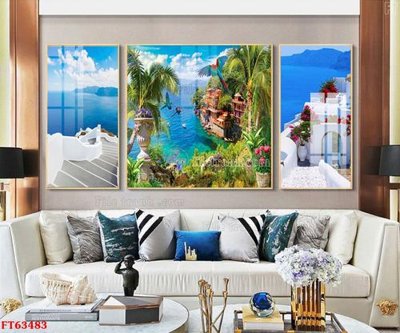 File gốc Tranh treo pha lê gương FT63483 (trang trí) phòng làm việc