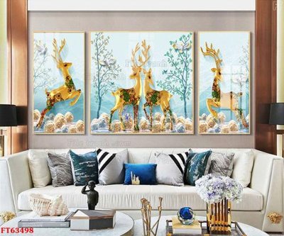 File gốc Tranh treo pha lê gương FT63498 cho in ấn và thiết kế