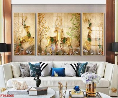 Tải file gốc Tranh treo pha lê gương FT63565 (bản PSD) còn layer