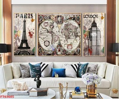 File gốc Tranh treo pha lê gương FT63605 (AI/EPS) cho in ấn