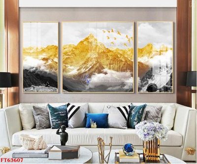 File in mica Tranh treo pha lê gương FT63607 (bản gốc) siêu trong