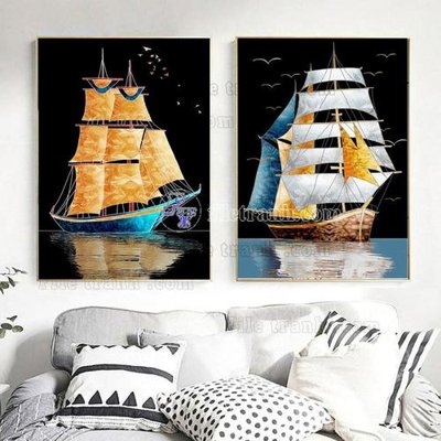 File gốc File tranh hiện đại pha lê gương FT645 (in 3D) cho trang trí