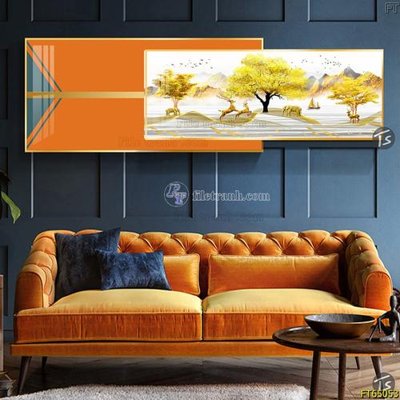 File tranh Tranh treo tường lồng ghép hiện đại FT65053 (gốc) in backlit film