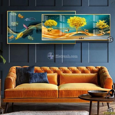 File in mica Tranh treo tường lồng ghép hiện đại FT65080 (ảnh gốc) đẹp
